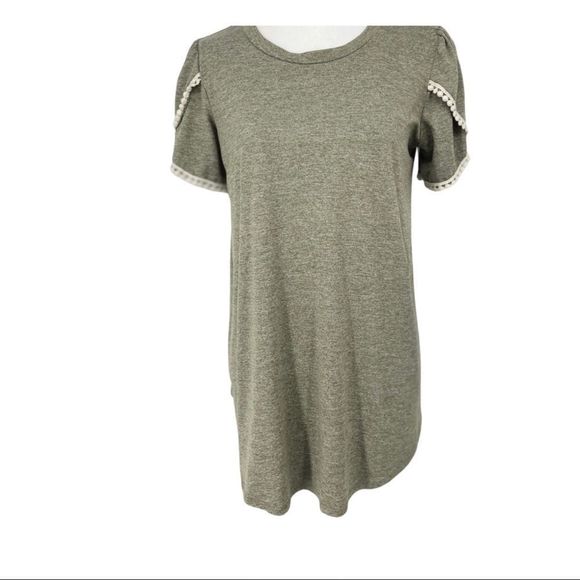 Reborn J green short sleeve boho top - Picture 2 of 12